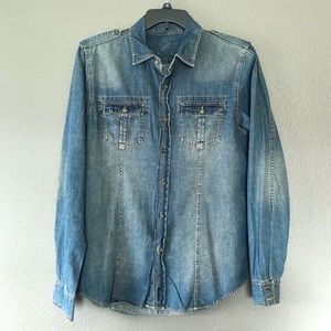 Guess Denim Button Down